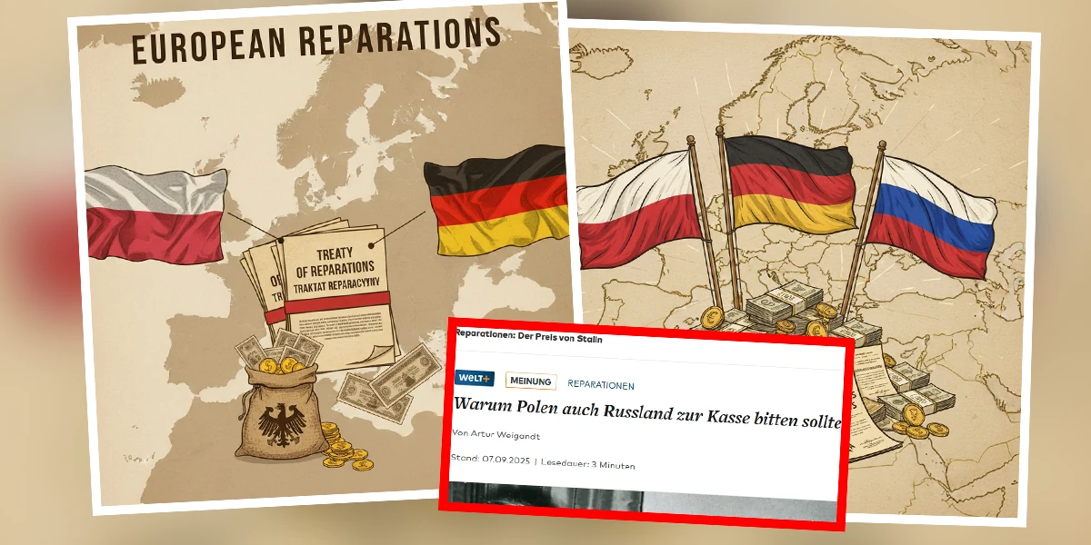 Niemcy żądają: Polska powinna domagać się reparacji od Rosji! Bezczelny komentarz w mediach