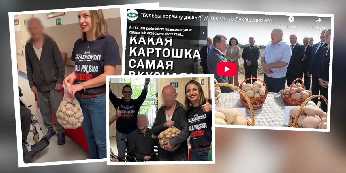 Łukaszenka skopiował pomysł posłanki Gajewskiej. Rozdawał przywódcom... worki ziemniaków