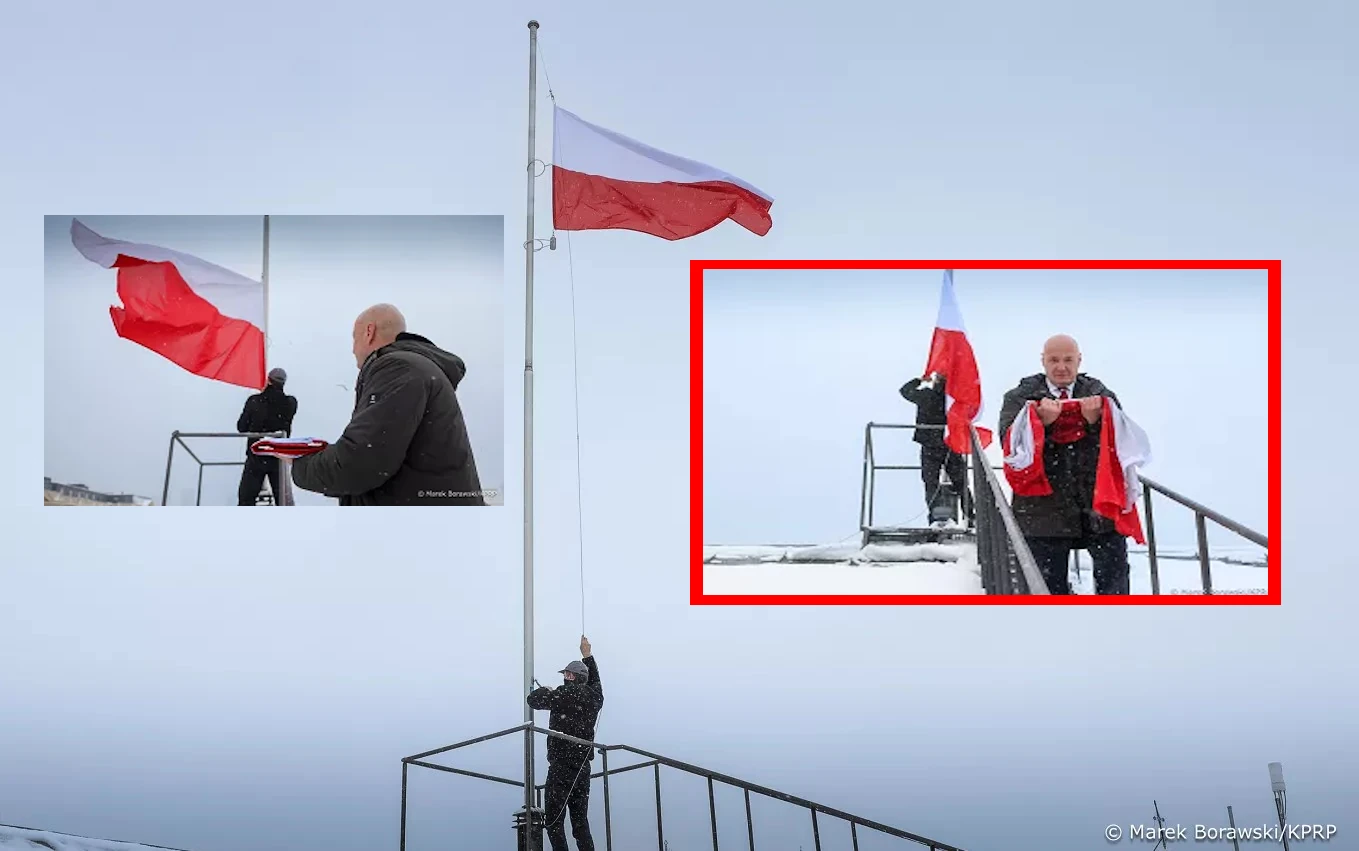 Pierwsza uroczysta zmiana flagi nad Pałacem Prezydenckim. Nowa powisi najkrócej ze wszystkich