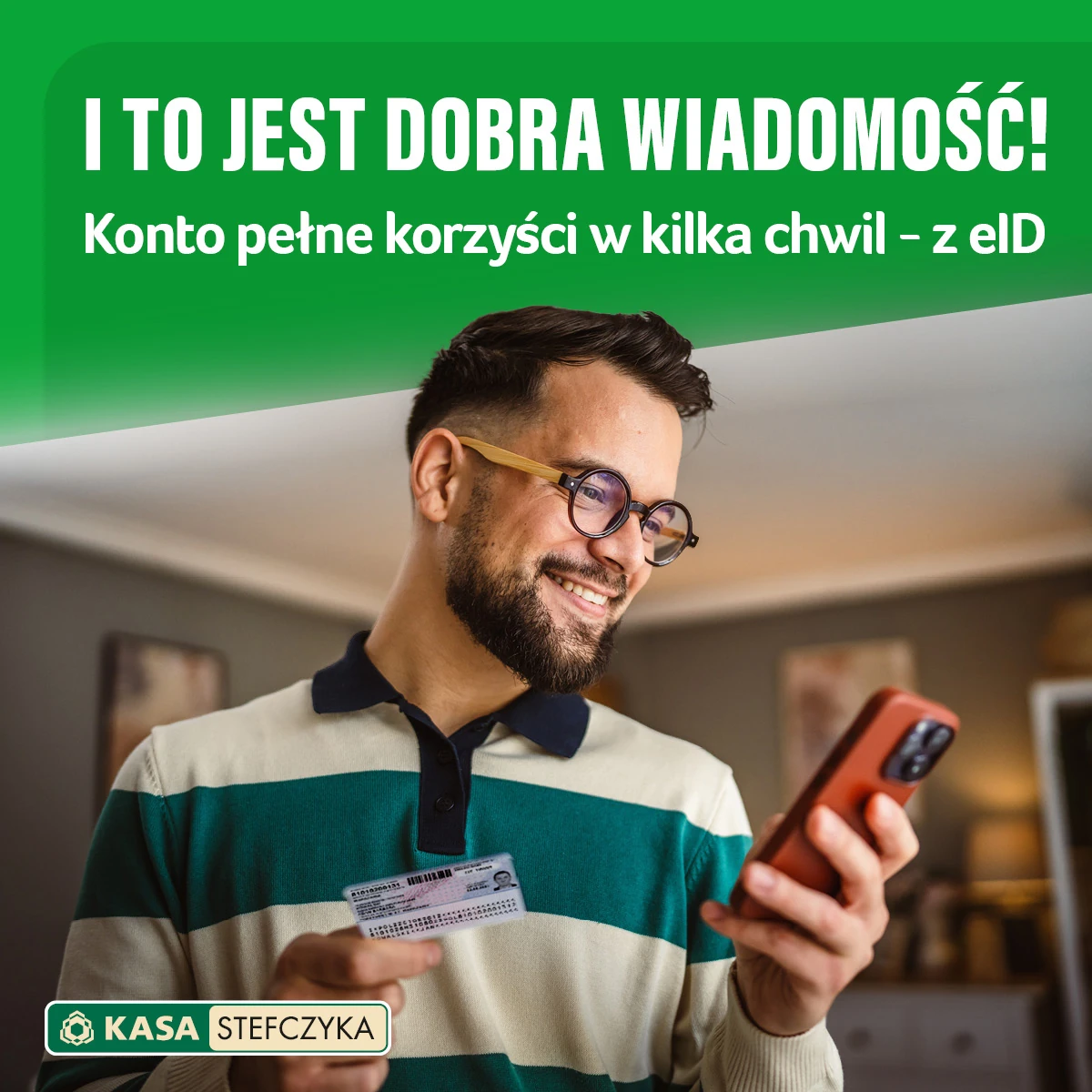 Kasa Stefczyka wprowadza szybką weryfikację e-dowodem przy zakładaniu konta online