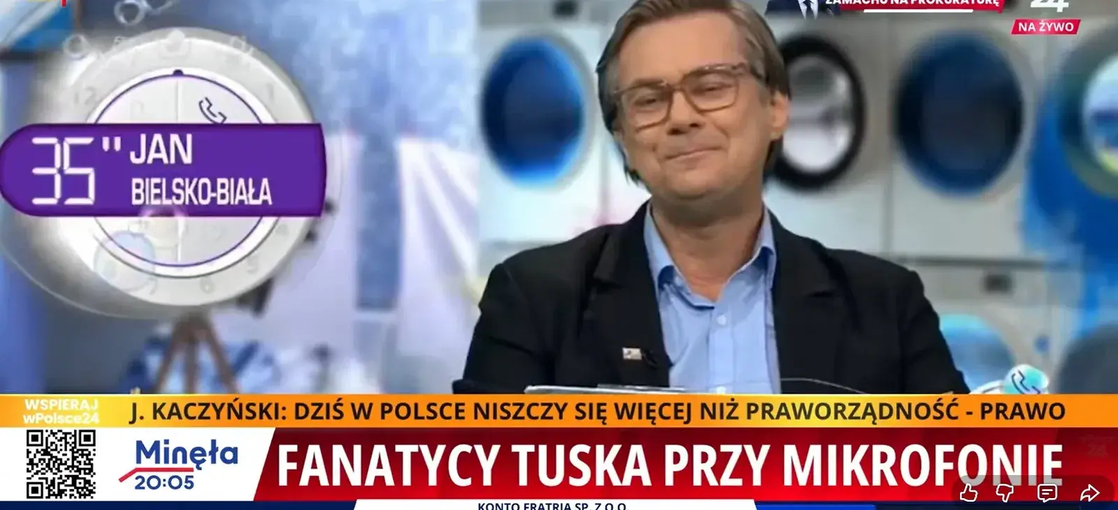 Oglądacie na własną odpowiedzialność! Zajrzeliśmy na chwilę do TVN-u, a tam... hymn na cześć Donalda Tuska
