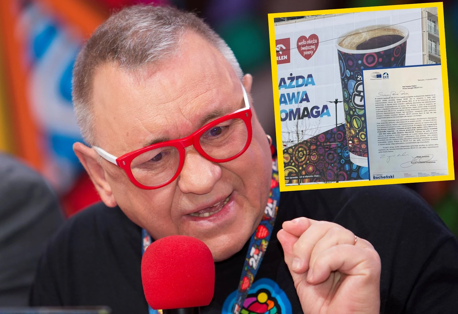 Dlaczego Orlen wspiera tylko Owsiaka? „Chciałbym zobaczyć na stacji kubki innych”