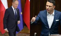 Donald Tusk i Sławomir Mentzen. Ta dwójka ewidentnie ma się politycznie ku sobie