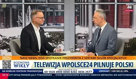 Rozmowa Marcina Wikły z prezydentem Andrzejem Dudą
