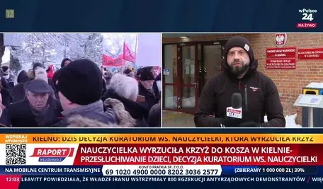 Relacja reportera wPolsce24 z kuratorium w Gdańsku