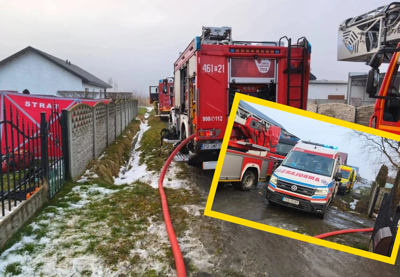 Bohaterstwo, matczyna miłość i tragedia. Straszny pożar w Wielkopolsce