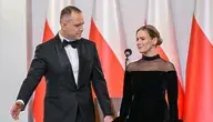 Prezydent RP Karol Nawrocki i pierwsza dama Marta Nawrocka podczas spotkania noworocznego z szefami misji dyplomatycznych akredytowanymi w Rzeczypospolitej Polskiej 