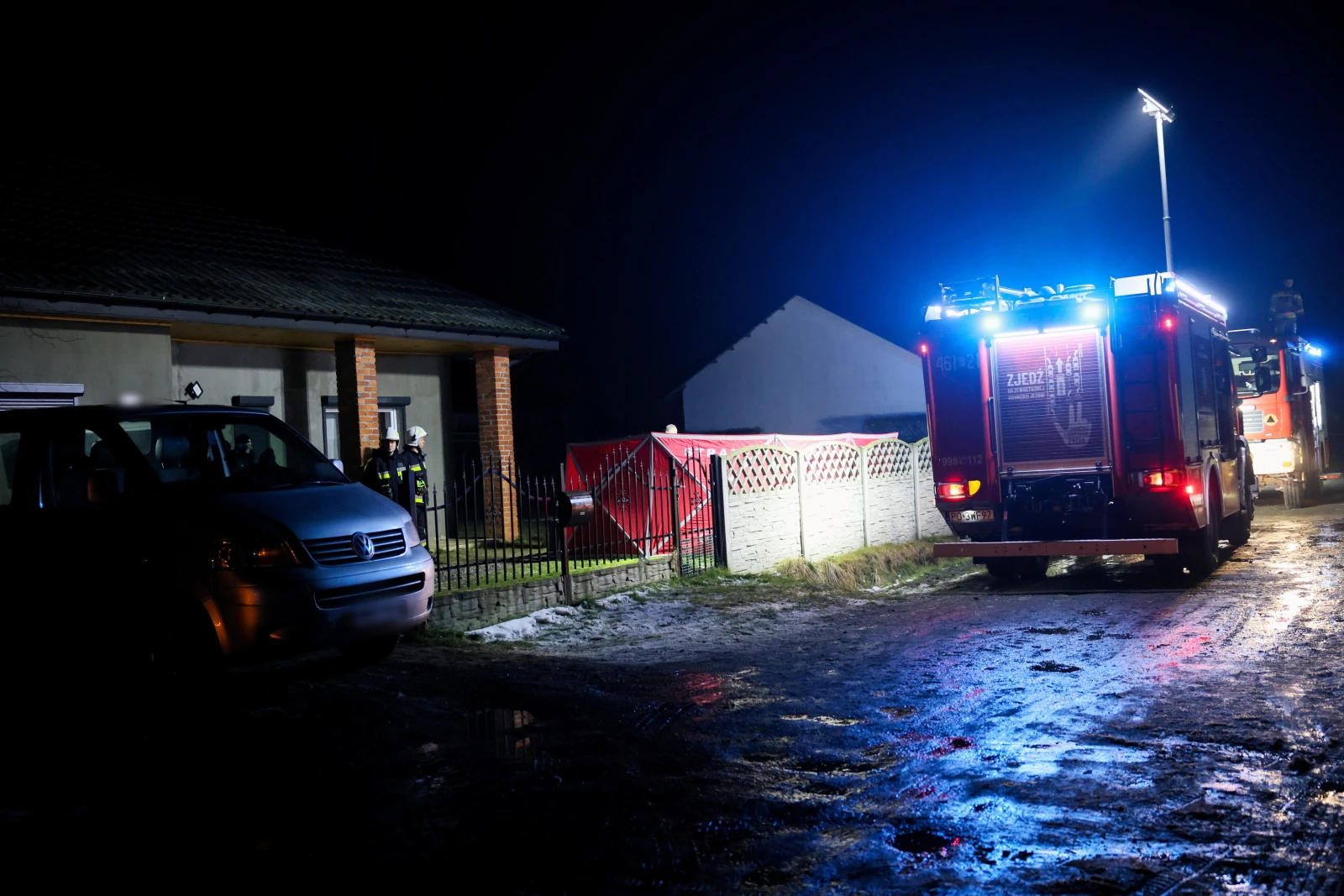 A parent  and her small  boy  died in a home  fire. The origin  of the blaze is shocking