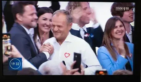 Relacje telewizyjne z wyborow europejskich 19;30