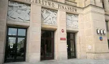 Wejście do budynku Ministerstwa Finansów.