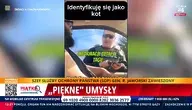 Interwecja policjanta wobec człowieka, który identyfikował się jako kot i prowadził samochód