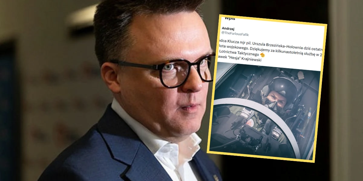 Ostatni lot MiG-29. Żona Szymona Hołowni żegna się z armią