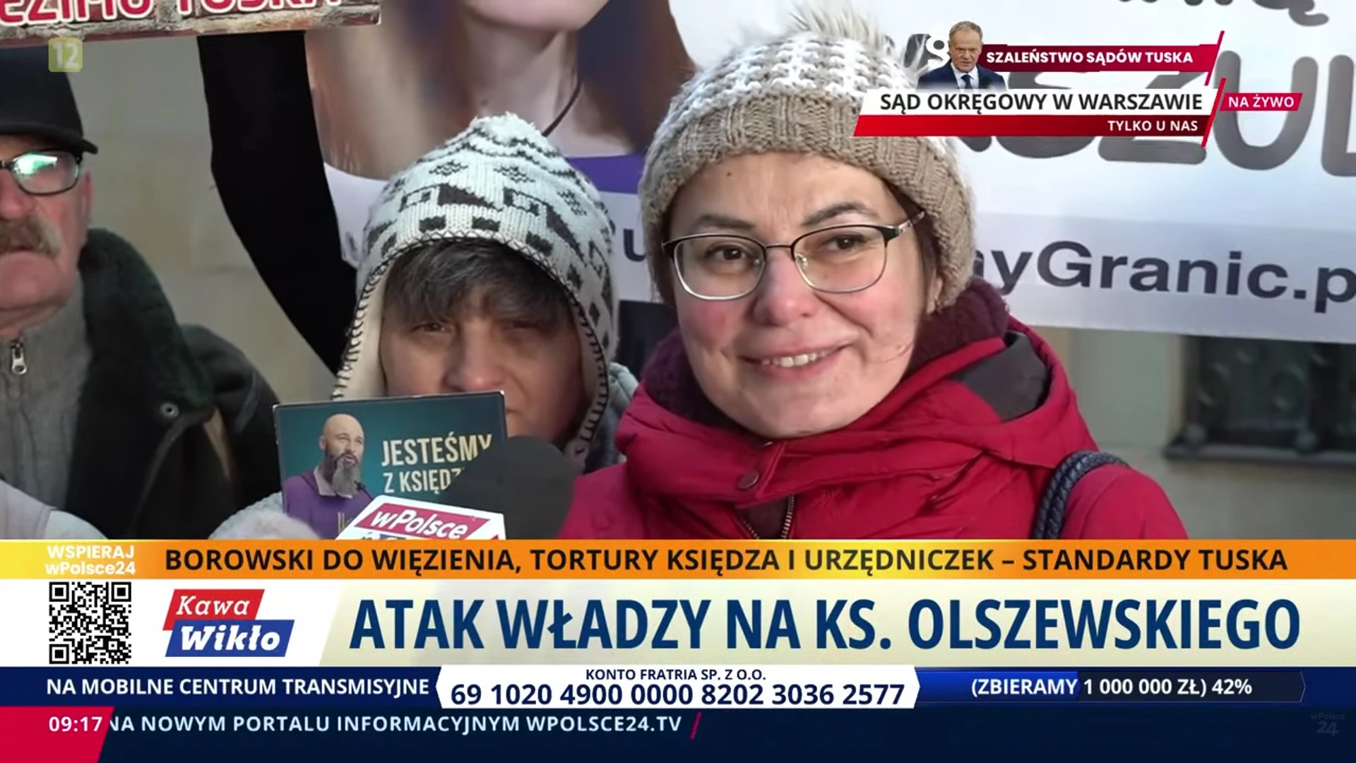 Pani Urszula: „Cierpię na zespół stresu pourazowego”. Ruszył proces ks. Olszewskiego i urzędniczek Ministerstwa Sprawiedliwości