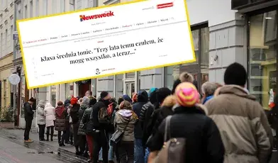 Kolejka do lokalu wyborczego albo pączkarni w Warszawie. Dziś już coraz mniej osób stać na dobre pączki, bo ludzie głosowali na uska