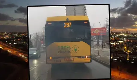 Autobusy "full electric", które trzeba zimą dogrzewać w środku urządzeniami na olej napędowy jeżdziły kilka lat temu już w Katowicach
