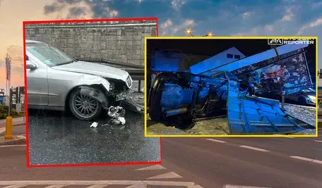 Rozbity Mercdes porzucony na jednej z głównych arterii stolicy i zdemolowany golf pod Warszawą - w obu tych przypadkach kierowcy uciekli pieszo z miejsca zdarzenia