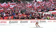 Kamil Stoch podczas konkursu skoków 