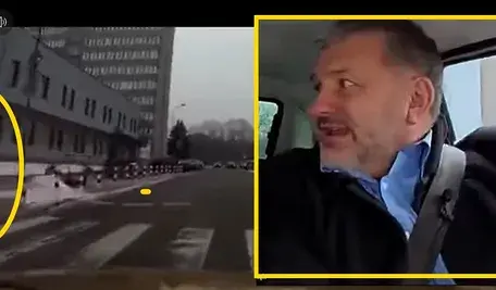 Minister Żurek nie przepuścił pieszej na pasach