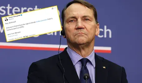 Janusz Cieszyński stanął w obronie Radosława Sikorskiego, gdy naszego szefa dyplomacji zaatakował na twiterze pachołek Putina