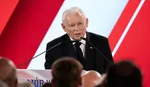 Prezes PiS, Jarosław Kaczyński, podczas spotkania z wyborcami.