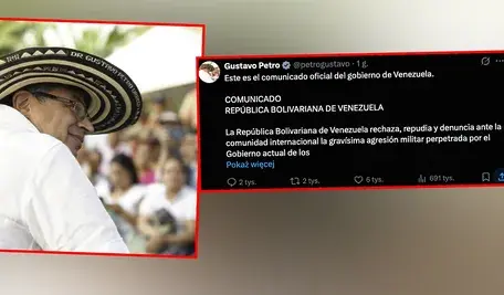 Kolumbia potępia atak na Wenezuelę, prezydent wezwał do zwołania sesji OPA i ONZ