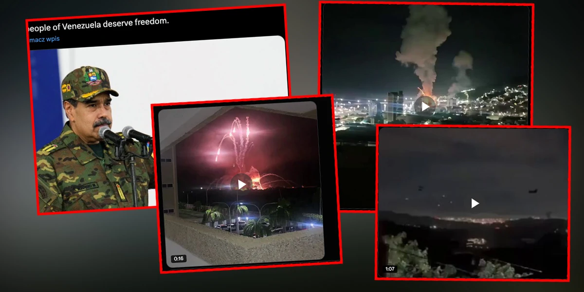 Rozpoczęła się amerykańska interwencja w Wenezueli. Maduro ogłosił stan wyjątkowy na terenie całego kraju