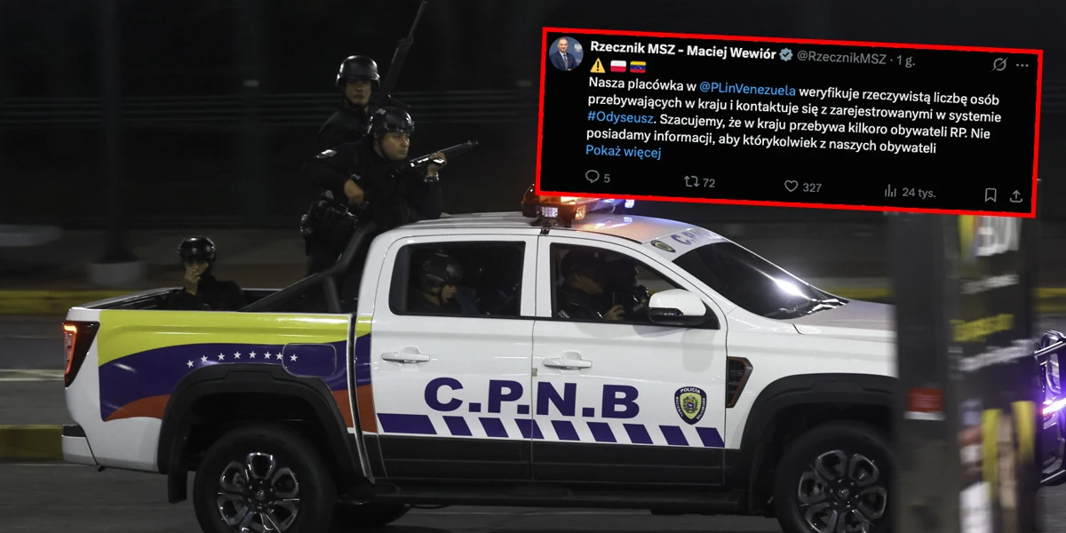 Wiemy, ilu Polaków przebywa w Wenezueli. Czy mogą liczyć na bezpieczną ewakuację?