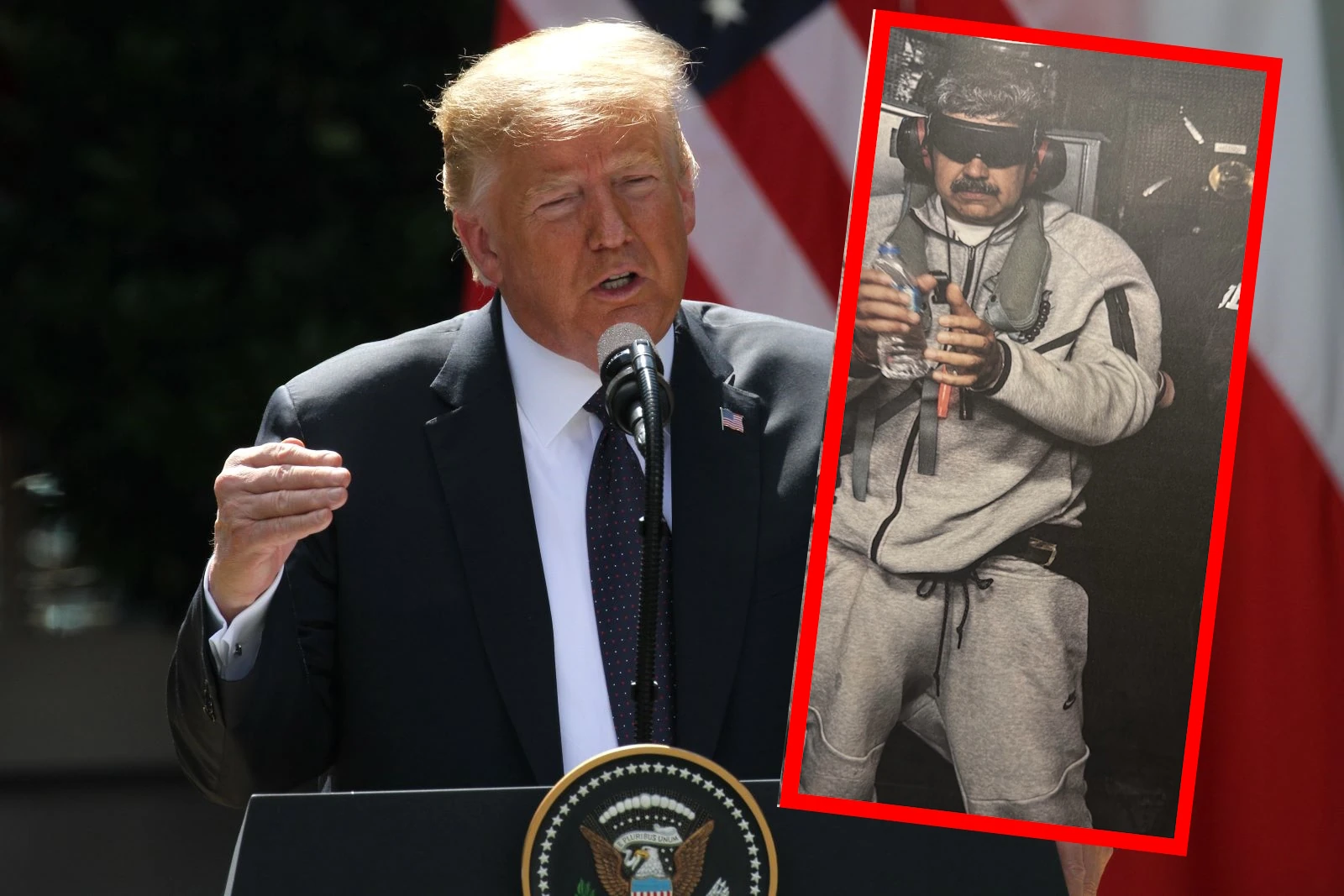 What a demonstration! Trump publishes a photograph  of the captured dictator. "We will regulation  Venezuela"