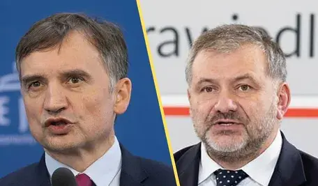 Były minister sprawiedliwości Zbigniew Ziobro oraz obecny szef resortu Waldemar Żurek