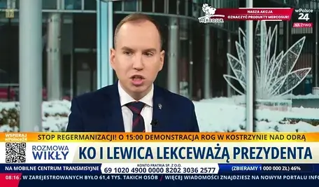 Adam Andruszkiewicz w programie Rozmowa Wikły