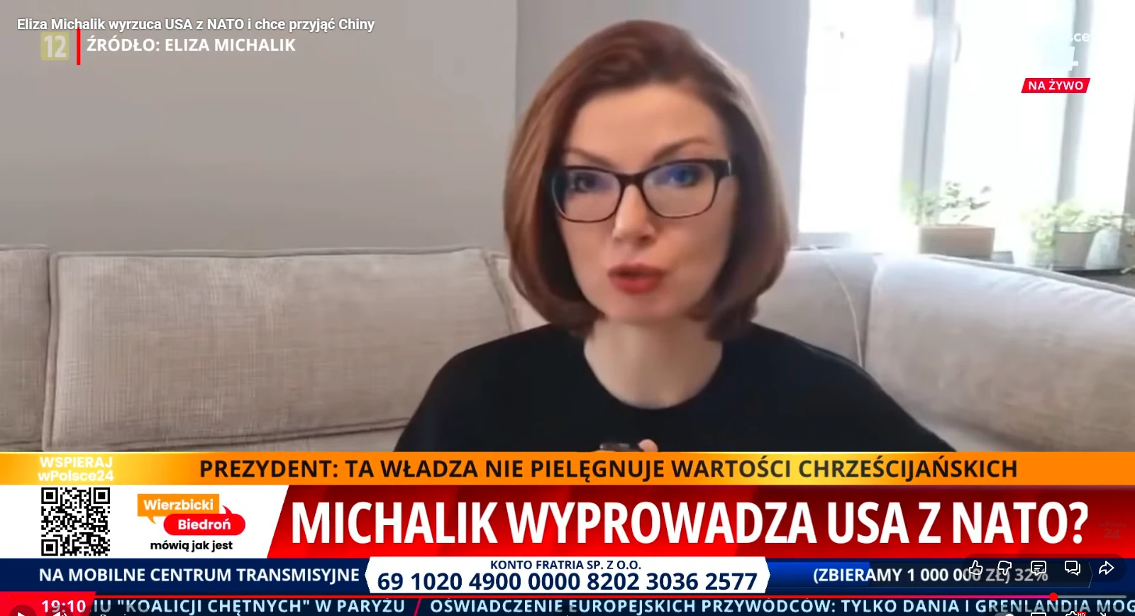 "Należy wyrzucić USA z NATO, a w ich miejsce przyjąć Chiny". To jest poziom świadomości największych klakierów Tuska