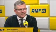 Marcin Bosacki, wiceszef MSZ i poseł KO, w studiu Porannej rozmowy RMF FM.