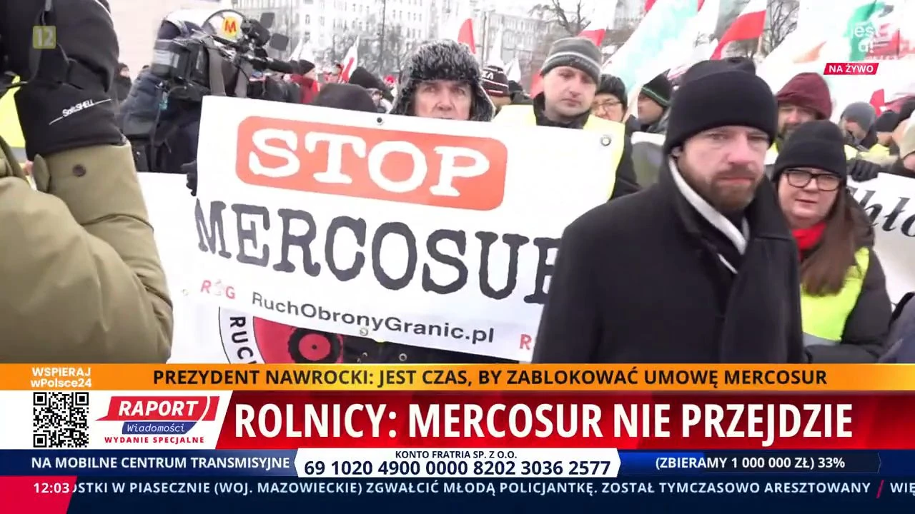 NA BIEŻĄCO. Trwa wielki protest rolników w Warszawie. To krzyk rozpaczy, na który rząd nie reaguje