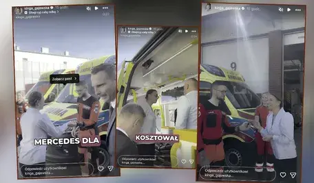 Kinga Gajewska rozdaje mercedesy