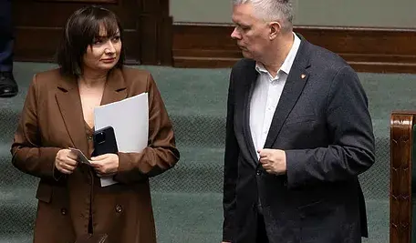Tomasz Siemoniak i Monika Wielichowska w Sejmie