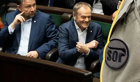 Donald Tusk i Marcin kierwiński