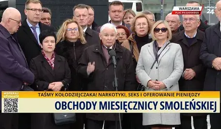 Jarosław Kaczyński na Placu Piłsudskiego