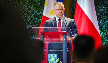 Karol Nawrocki w Manili