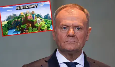 Donald Tusk walczący z grami komputerowymi