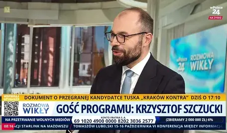 Profesor Szcucki w programie Rozmowa Wikły