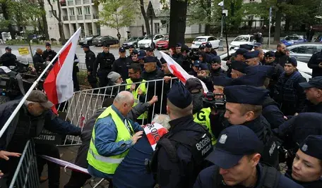 Obrońcy TK w starciu z policją