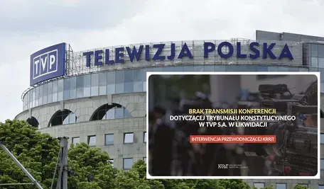 Brak transmisji konferencji dotyczącej Trybunału Konstytucyjnego w TVP S.A. - interwencja Przewodniczącej KRRiT