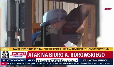 Atak na biuro Adama Borowskiego