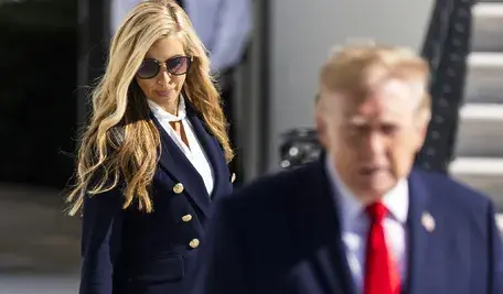 Katie Zacharia w towarzystwie Donalda Trumpa
