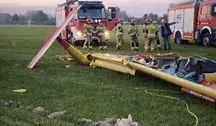 Tragedia pod Gdańskiem. Szybowiec runął z 50 metrów, pilot nie żyje