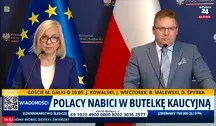 Minister klimatu Paulina Henig-Kloska i jej zastępca Sławomir Ćwik