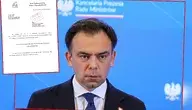 Minister finansów i gospodarki Andrzej Domański na konferencji prasowej po posiedzeniu Rady Ministrów, w KPRM w Warszawie, 29 bm. (ad)