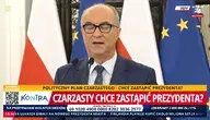 Włodzimierz Czarzasty wije się przed pytaniami Samuela Pereiry