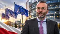 portret polityczny na tle parlamentu