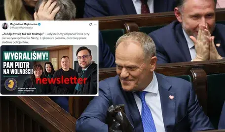 Obrońcy pana Piotra na gorąco relacjonują sprawę w sieci.